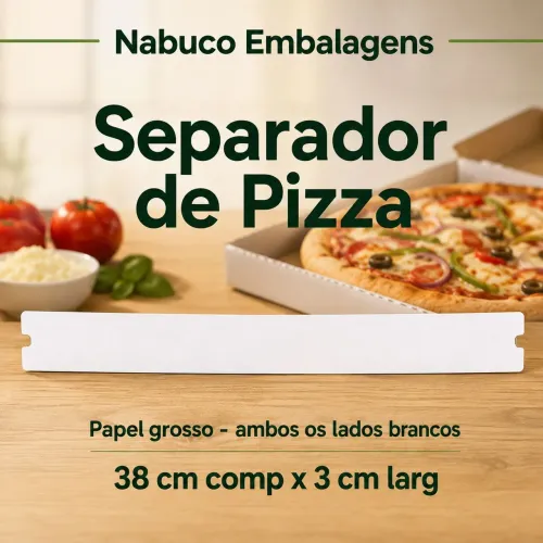 Separador de sabores para Pizza 100 unidades