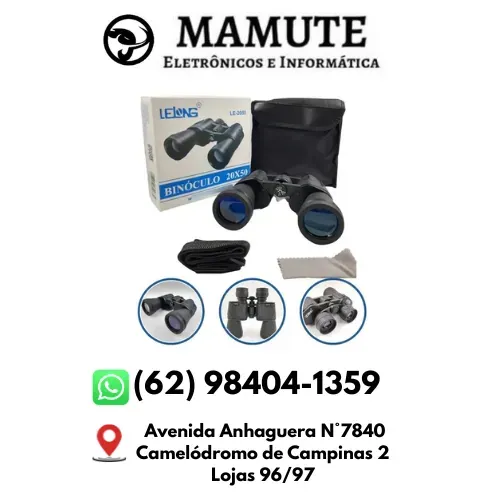 Binóculo Longo Alcance Lelong Le-2051 Zoom 20x Trilha Praia Militar