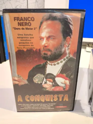 FITA VHS - A Conquista (1996) - Franco Nero | Original / RARIDADE