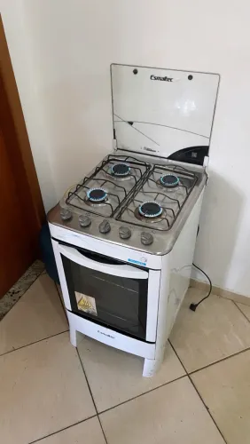 Fogão automático funciona tudo