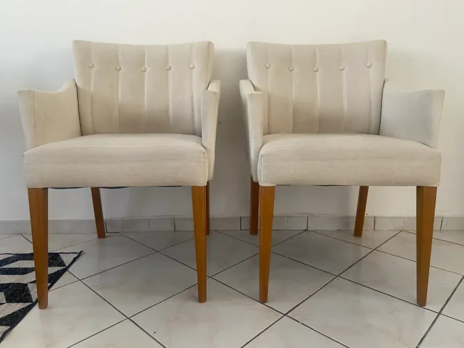 Conjunto de poltronas excelente qualidade