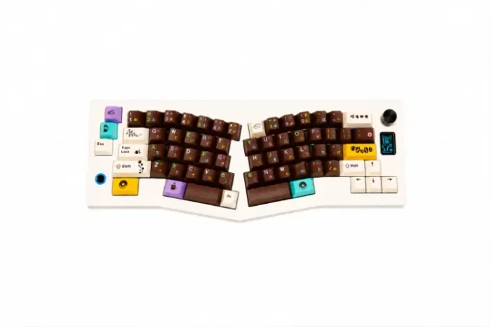 Teclado Alice Cidoo Abm 0066 Tri mode Switches Akko Rosewood