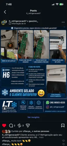 Limpeza manutenção ar condicionado