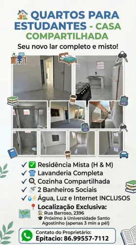 Alugo quarto  mobiliado na zona sul. 