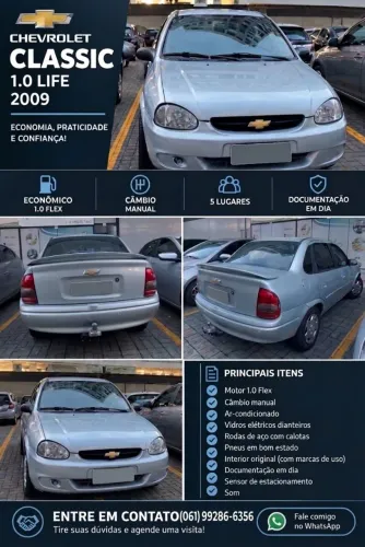 Chevrolet Classic Life/ls 1.0 VHC Flexp. 4P 2010