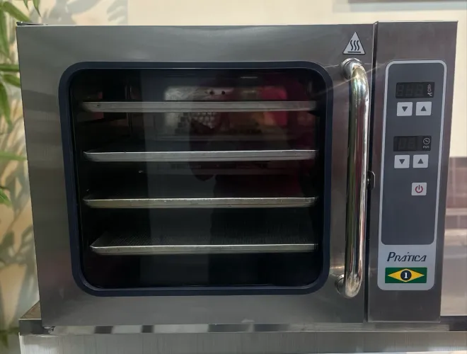 Forno Elétrico Digital de Convecção Inox Prática - Sem Vapor