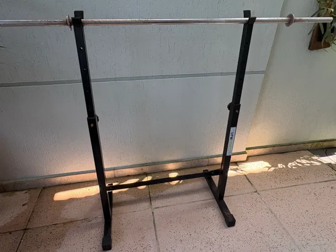 Barra Olímpica e suporte 