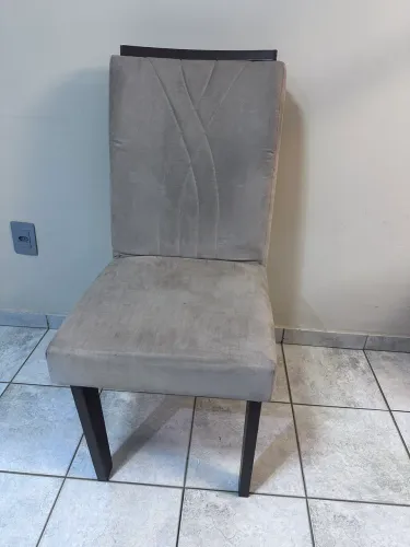 Cadeiras usadas, lindas 6 unidades 