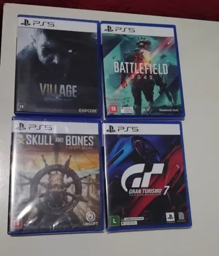 Lote de Jogos PS5 - Mídia Física