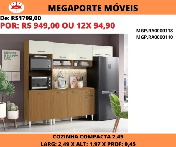 COZINHA COMPACTA 2,49