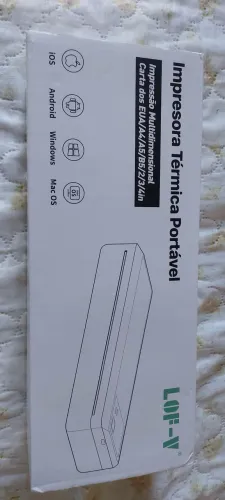 Impressora térmica portável