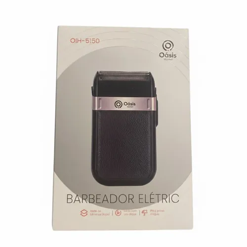 Barbeador Elétrico Oasis OIH-5150 (Portátil e Recarregável)