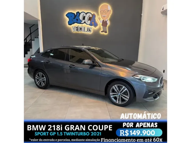 BMW 218I Gran Coupe Sport GP 1.5 Bi-turbo 2021