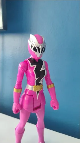 Power Rangers Rosa Rangers Dino Fury