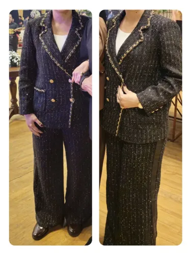 Blazer e calça para evento de gala.