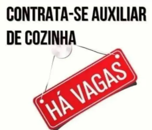PRECISA-SE DE AJUDANTE DE COZINHA