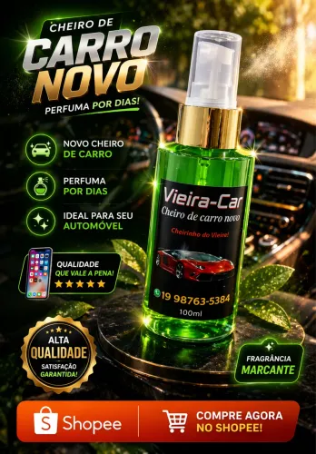de Carro Novo Spray 100ml | Perfume Automotivo Duradouro ?