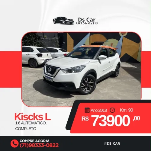 Nissan Kicks S 1.6 16V Flex 5P Aut. 2018