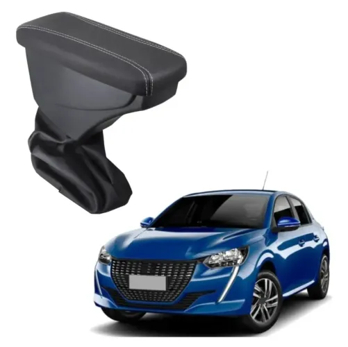 Encosto de Braço Peugeot 208 2023/2024 com USB - Novo