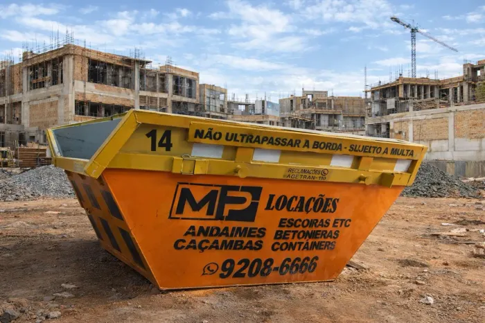 Caçamba nova 4 metros à venda 