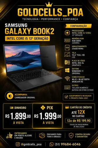 Notebook Samsung I5 12th
