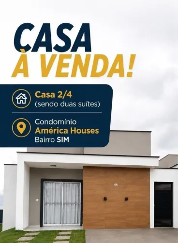 VENDO CASA NO CONDOMÍNIO AMÉRICA HOUSES