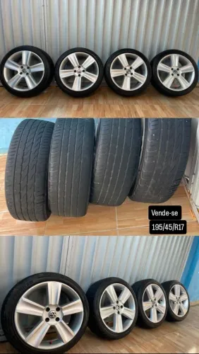 Vende-se roda e pneu 195/45/17