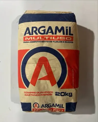 Massa pronta argamil - 16 sacos de 20kg