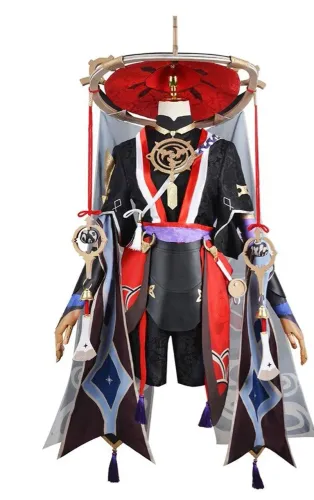 Genshin impact cosplay do personagem scaramouche