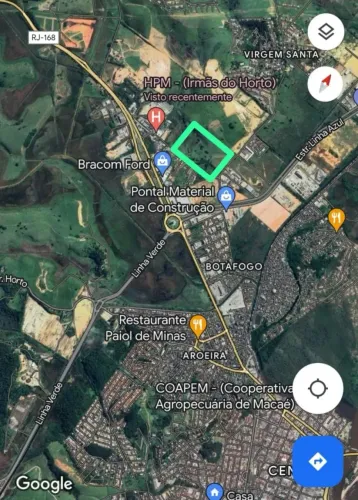 Área de terra/sítio 163000 m2 Virgem Santa