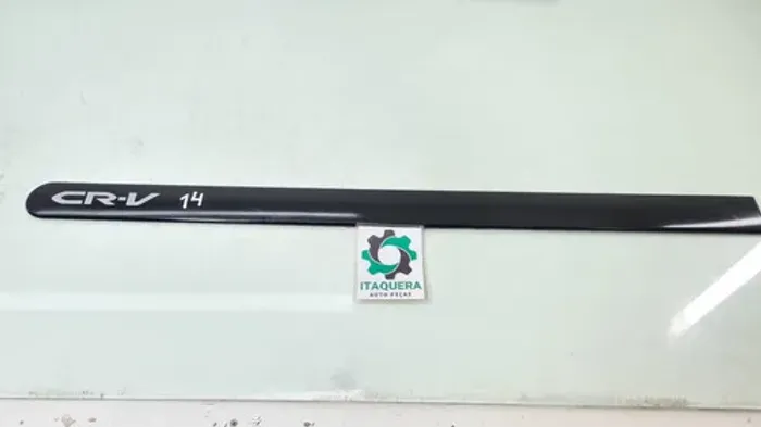Aplique Friso Dianteiro Esquerdo Honda Crv Cr-v 2013 2014 Preto