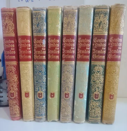 Coleção Completa Contos e Lendas Irmãos Grimm - Edigraf Anos 60