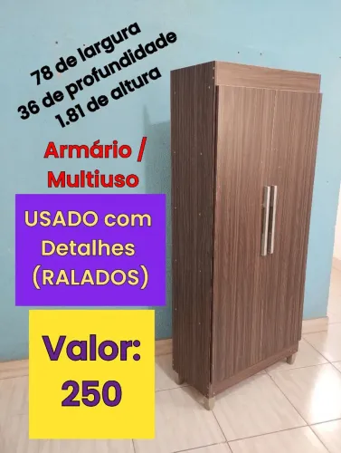 Armário multiuso USADO com detalhes