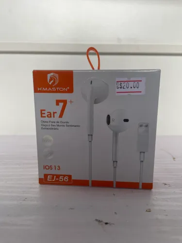 Fone de Ouvido Ear 7+ com Conector Lightning para iPhone