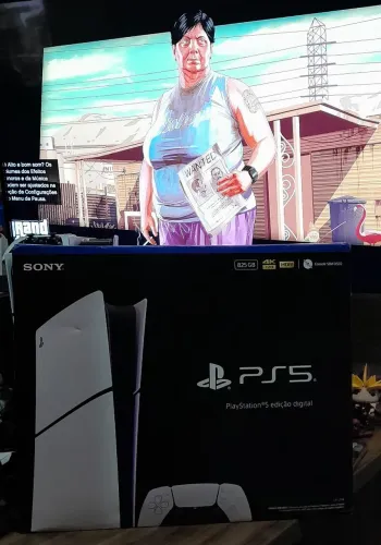 Playstation 5 slim digital novo lacrado 