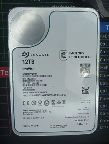 HD 12 TB Seagate
