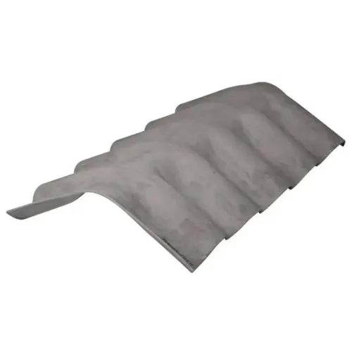 13 Cumeeiras Universal Fibrocimento Cinza 110x40cm Brasilit