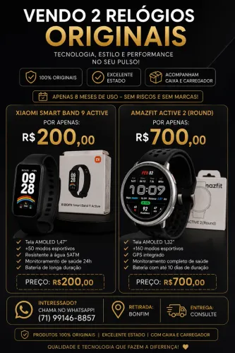 Relógios originais no precinho