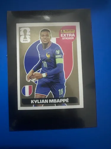 Figurinha legend - Gold - Kylian Mbappê - extra sticker