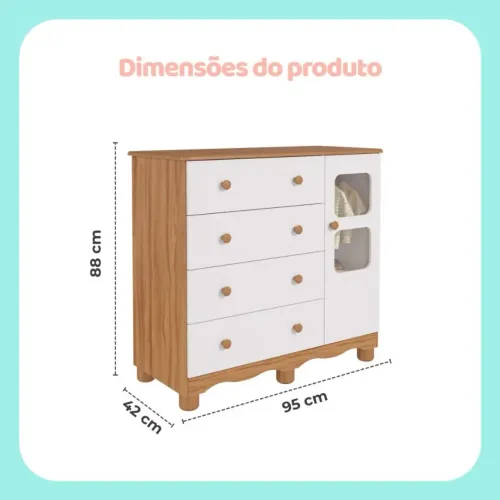 Cômoda infantil