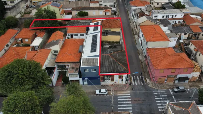 Terreno à venda no centro de Jundiaí, ESQUINA com 615m² de área total de terreno