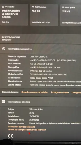 Computador multifuncional com Wi-Fi e Bluetooth