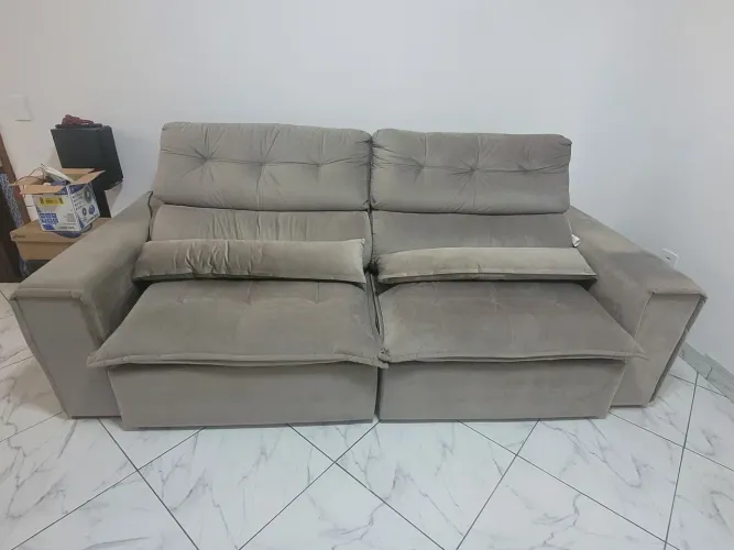 Sofa retratil e reclinável 2,50m