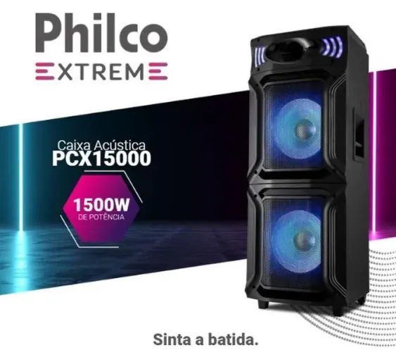CAIXA DE SOM PCX 15000 PHILCO