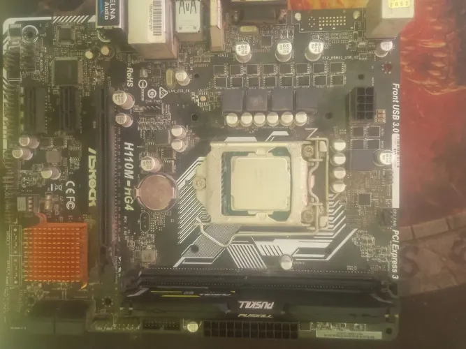 Kit placa mãe, processador e memória ram