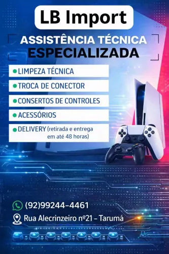 Assistência técnica em celular e vídeo games