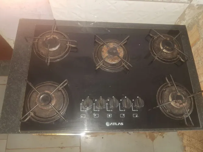 Fogão Cook top Atlas semi novo em excelente estado 5 bocas