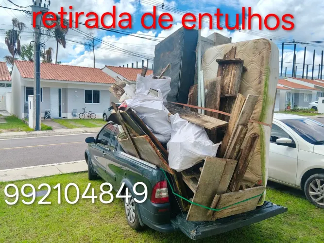Retirada de entulhos
