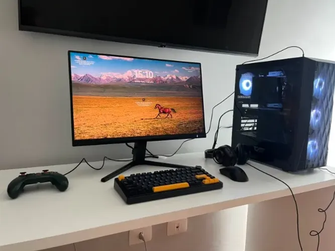 PC Gamer Completo Ryzen 5 9600X RTX 5060 Ti 16GB 32GB DDR5 + Monitor 180Hz