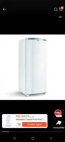Geladeira Consul Frost Free 300L